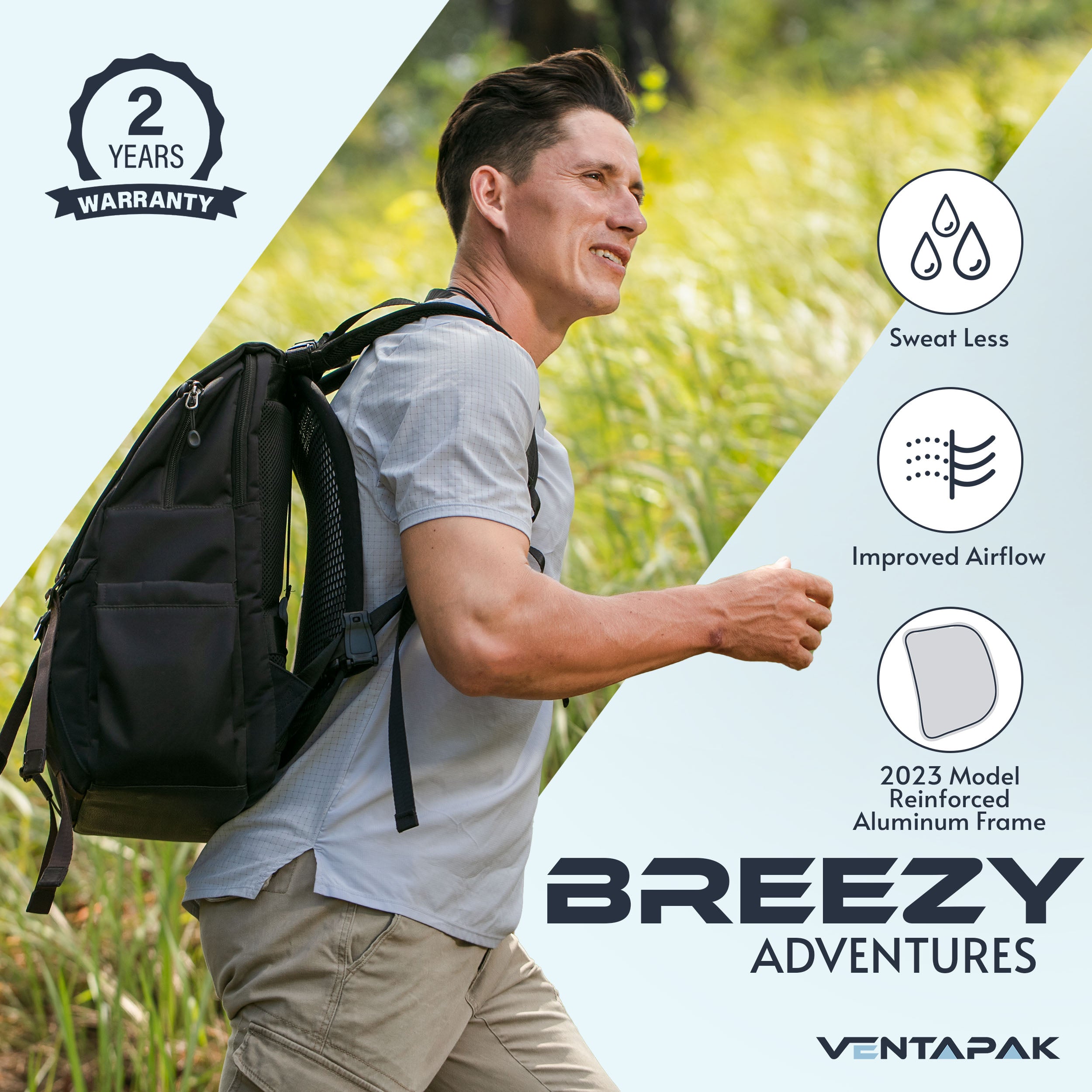 Daypack with back ventilation on sale